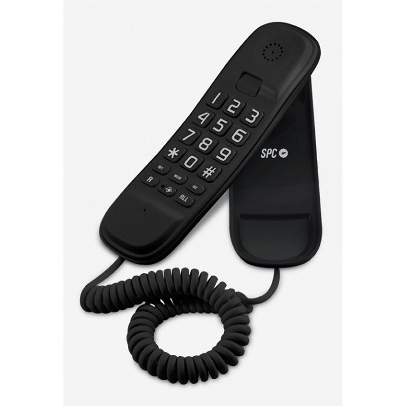 Spc 3601n Telefono Sobremesamural Negro